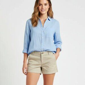 Aritzia Talula Women's Shorts Khaki Pockets Cargo Utility Army low rise Size 0